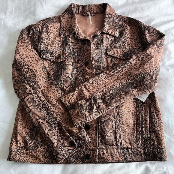 Free People snake print Jacket - Picture 2 of 4